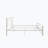 38.64'' Steel Bed Frame with Open Headboard-89150986
