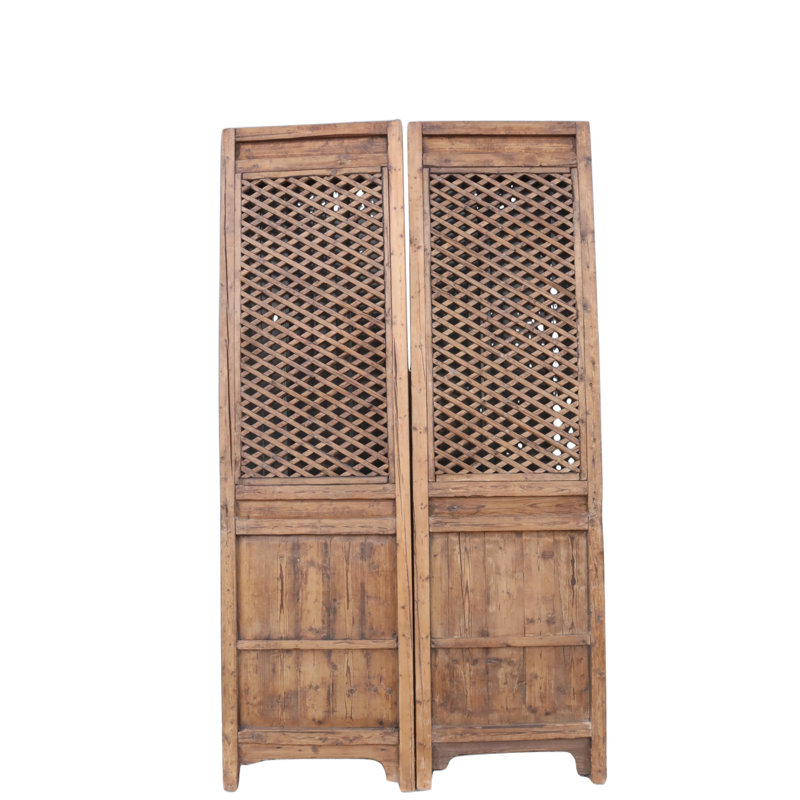 Unfinished Pine Double Sliding Screen Doors