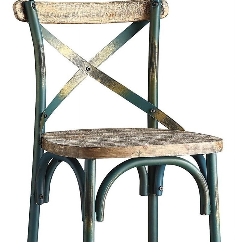 Tabouret Veale, Turquoise antique