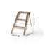 Table de bout moderne en forme de Z pliante avec structure en ABS et en acier