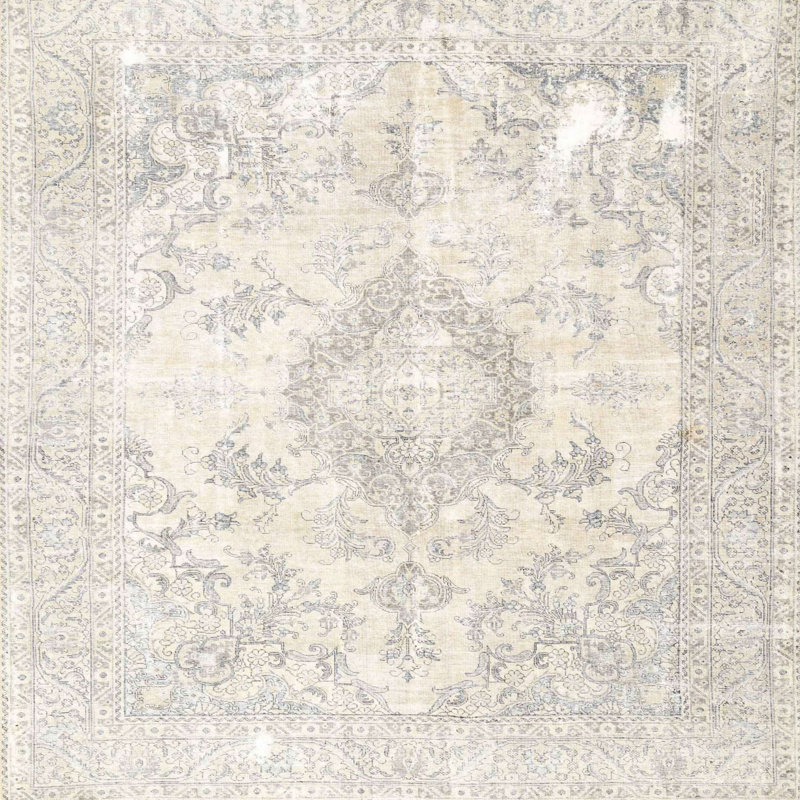 Quintan Oriental Indoor Rug, Round 4'