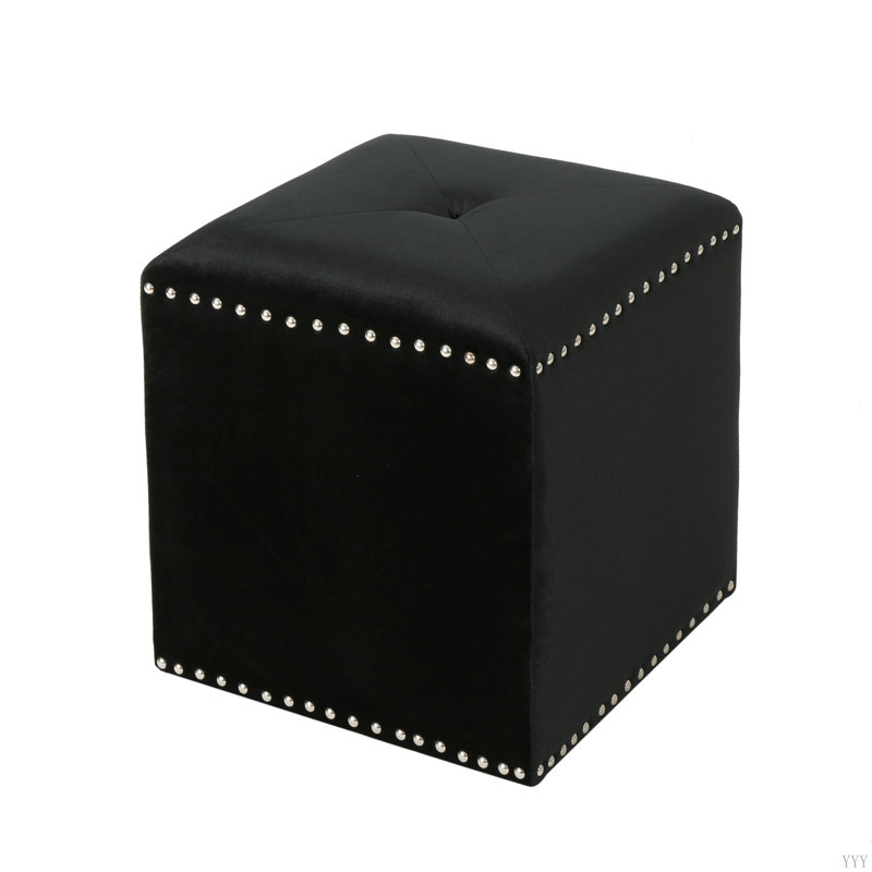 Banc repose-pieds, Noir