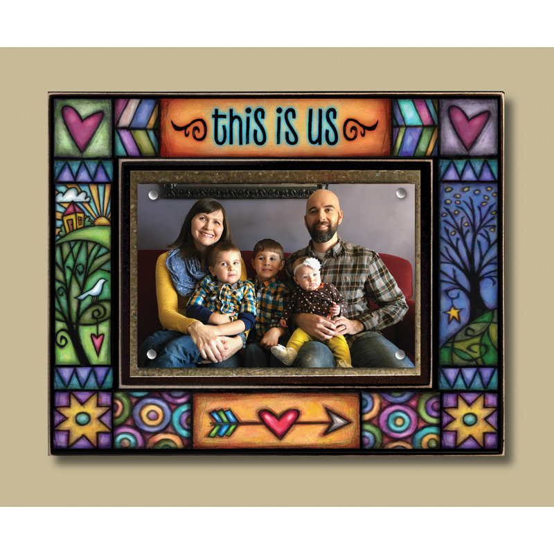 Lorine Orange Matte Picture Frame