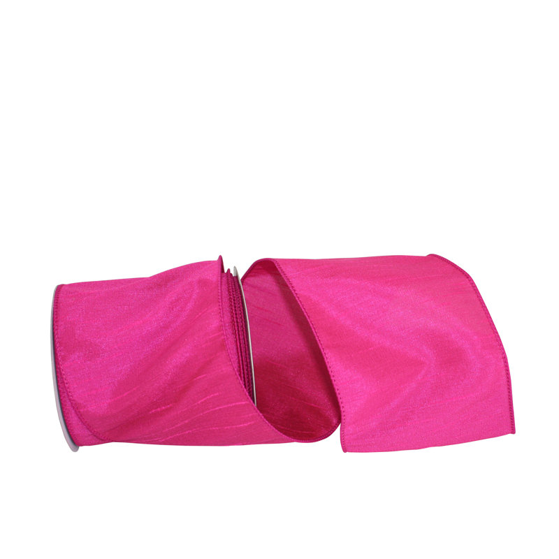 Fabric Ribbon, Hot Pink, 4" H x 360" W