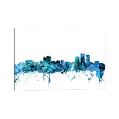 Anchorage, Alaska Skyline by Michael Tompsett - Wrapped Canvas Gallery-Wrapped Canvas Giclée