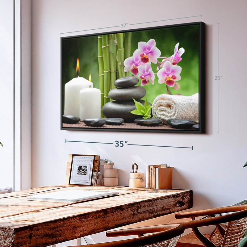 Impression sur toile Zen Spa Indulgence, H 25 po x l 37 po