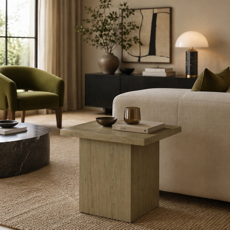 Eldridge Latte End Table