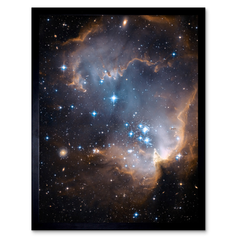 Hubble Space Telescope Infant Stars Magellanic Cloud - Single Picture Frame Print