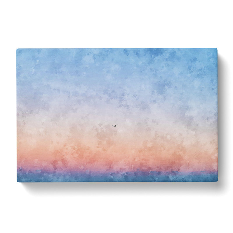 Airplane Over Florida Painting - Wrapped Canvas, 50cm H x 76cm W x 3cm D