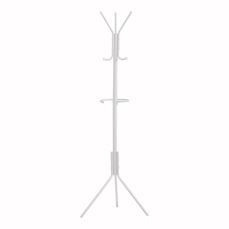 Portemanteau autoportant polyvalent et moderne pour la vie organisée, Blanc