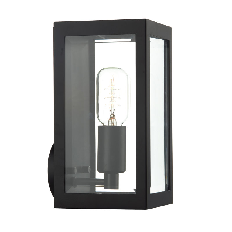 Jezebel 25cm H Outdoor Wall Lantern, Black