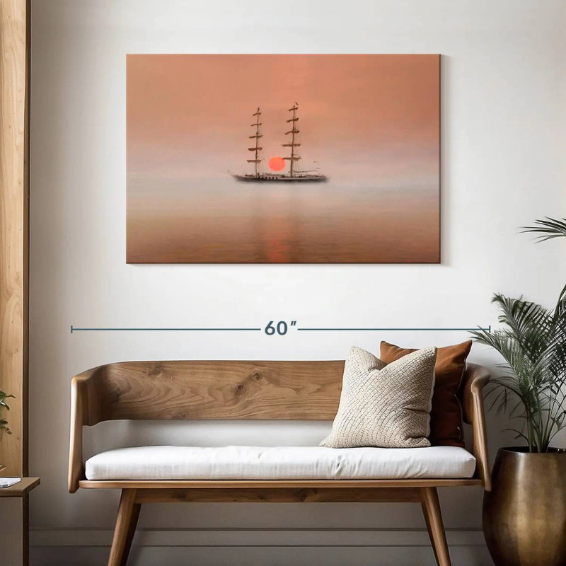 Mehar Dawn Over The Yard Arm, 30" H x 45" W