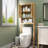 Rattan Over The Toilet Storage Cabinet