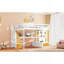 Lit mezzanine double avec bureau et tablettes-2062111712