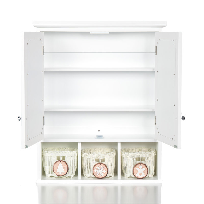 Armoire de salle de bain polyvalente avec de multiples caractéristiques pour une organisation optimale