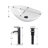 Sharee 24" Freestanding Sinlge Bathroom Vanity With Ceramic Vessel Sink, Faucet, Drain-136242205