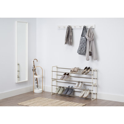 20 Pair Yes Solid Wood Shoe Rack