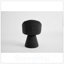Fauteuil d'appoint pivotant en tissu chenille, fauteuil de coiffeuse confortable avec dossier incurvé et base cylindrique haute pour une assise élégante-130784778