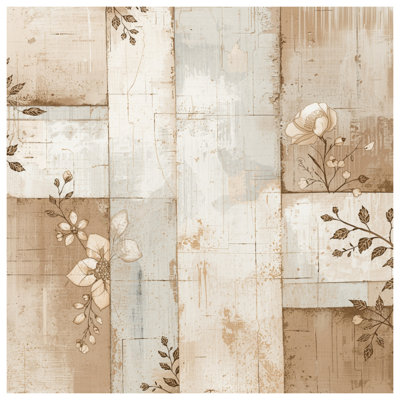 Floral Patchwork Collage Comforter