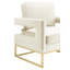 Fauteuil en velours l 33,5 po Isabel-173054015