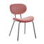 Chaise d'appoint empilable en velours-1725043875