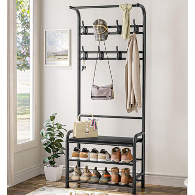 Metal 8 - Hook Coat Rack