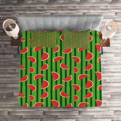 Melon Coastal Coverlet