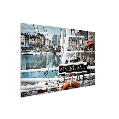 Honfleur by Art Studio 53×80 cm MetalArt Materic Aluminum Satin Effect, Frameless Panel, Lightweight Ready to Hang