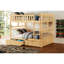 2 pièces sous le lit en pin naturel, conception transitionnelle, roulettes pour améliorer la fonction de la chambre à coucher, finition en pin de rangement de 37,5 po x 17 po 11 po, espace d'organisation,