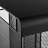 Onyx Mesh Solid Top Vertical Hanging File Folder Sorter