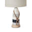 Buoy - lampe de table côtière en poly 27 po - ensemble de 2 - finition bleue, marine et blanche