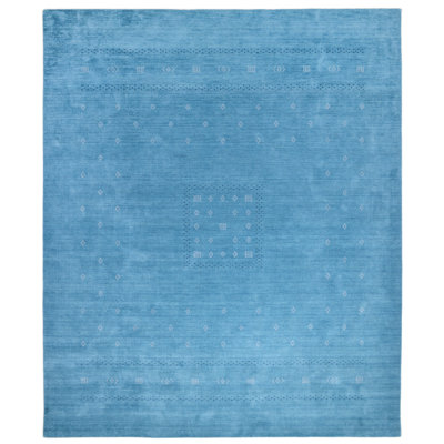 Simi Geometric Hand Loomed Sapphire Area Rug