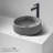 Lagos Grey Concrete Circular Vessel Bathroom Sink