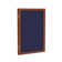 Enclosed Cabinet Fabric Bulletin Board