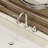 8 Inch Brushed Nickel Widespread Bathroom Sink Faucet, 2 Handle 3 Hole Bathroom Faucet With Metal Pop Up Drain And Water Supply Lines-118808395