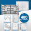 Armoire 480 clés avec serrures à clés blanches-115288905