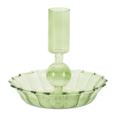 Porte-bougie vert