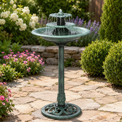 Bain d'oiseaux d'extérieur 35 po