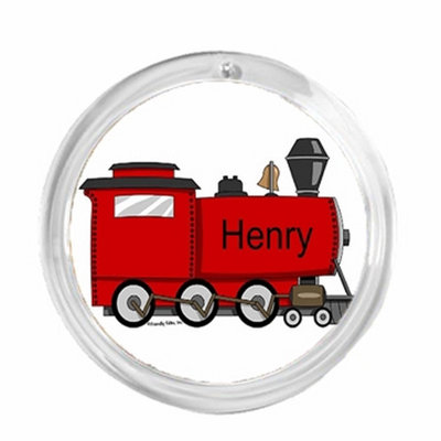 Personalized  Round Christmas Ornament:  Zebra - Female