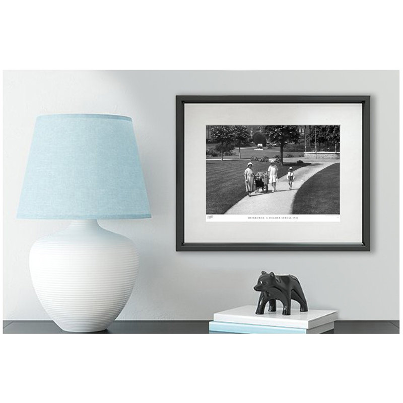 Sherborne, A Summer Stroll 1924 by Francis Frith - Single Picture Frame Print, 40cm H x 50cm W x 2.3cm D