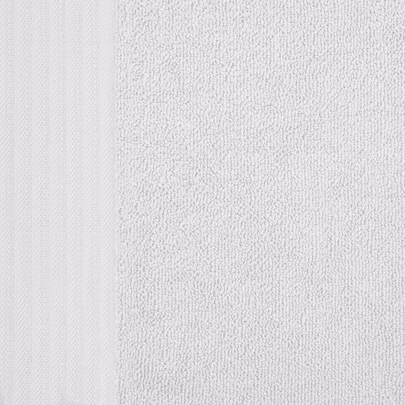 Ensemble de serviettes en coton jacquard Malden, Blanc