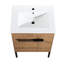 Lavabo pour armoire de salle de bain 24 po - Deux options d'installation: Céramique à porter et à déchirer-992555808-992555818
