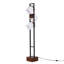  Lampe sur pied en noyer 67,5 po avec télécommande et 3 ampoules