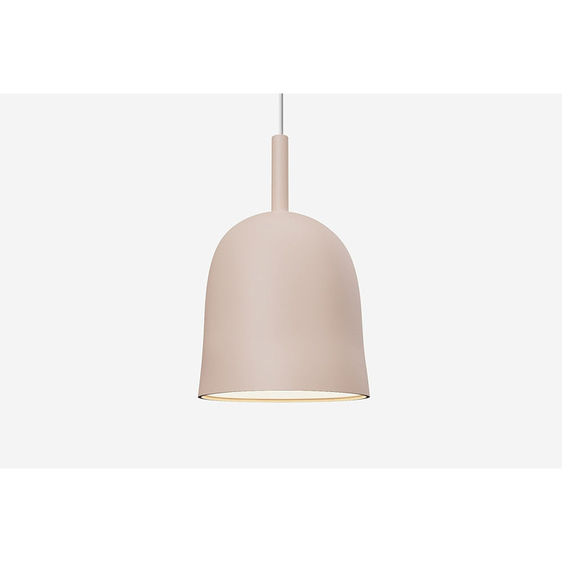 Vessel Pendant Light, Poppy, 18.5'' H x 9'' W x 9'' D, White