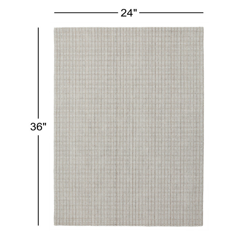 Kalise Bella Hand Tufted Wool Siba Rug, Rectangle 7'9" x 9'9", Beige