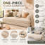 Upholstered 69.3 " Chenille Sofa Reclining-761506930