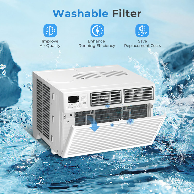 10000BTU Cooling Only Window Room Air Conditioner With Remote Control for Home/Office/Dorm
