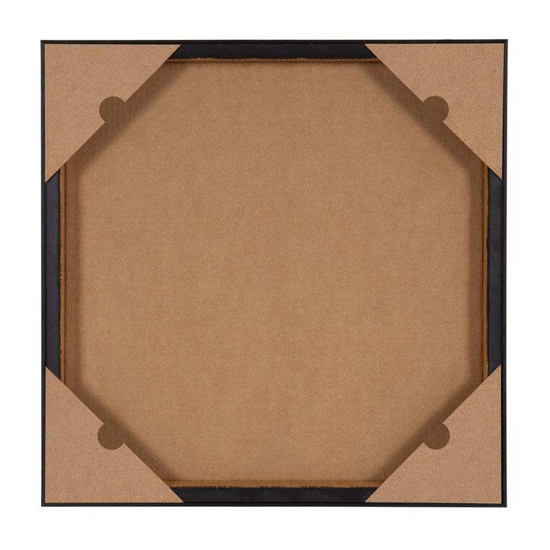 " Blank " Painting Print, Bright Gold Framed