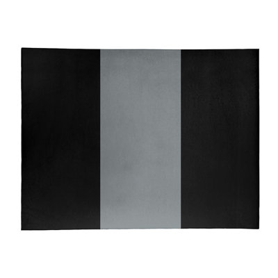 Tapis noir à rayures de hockey national