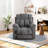 Rawleigh 41.3'' Wide Chenille Power Lift Recliner with Lumbar Heat & 8-Point Massage & USB Port  & Dual Hidden Cup Holders-34539657